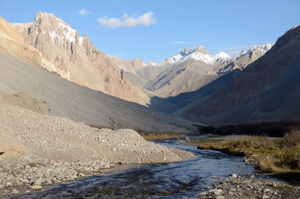 38 Looking West To Mountains And Eroded Hills From Kerqin Camp Early Morning In Shaksgam Valley On Trek To K2 North Face In China